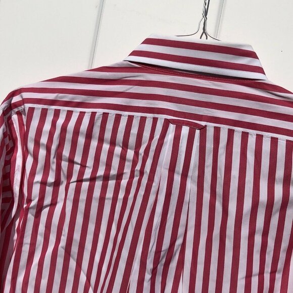 Faconnable Men's Striped Button Down Front Shirt P - Picture 8 of 10